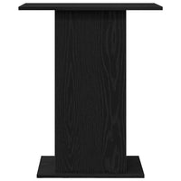 Supporto per Acquario 60,5x36x72,5cm Multistrato Rovere Nero 862157