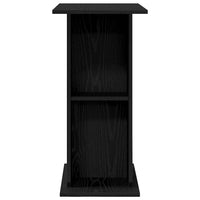 vidaXL Supporto per Acquario 60,5x36x72,5cm Multistrato Rovere Nero