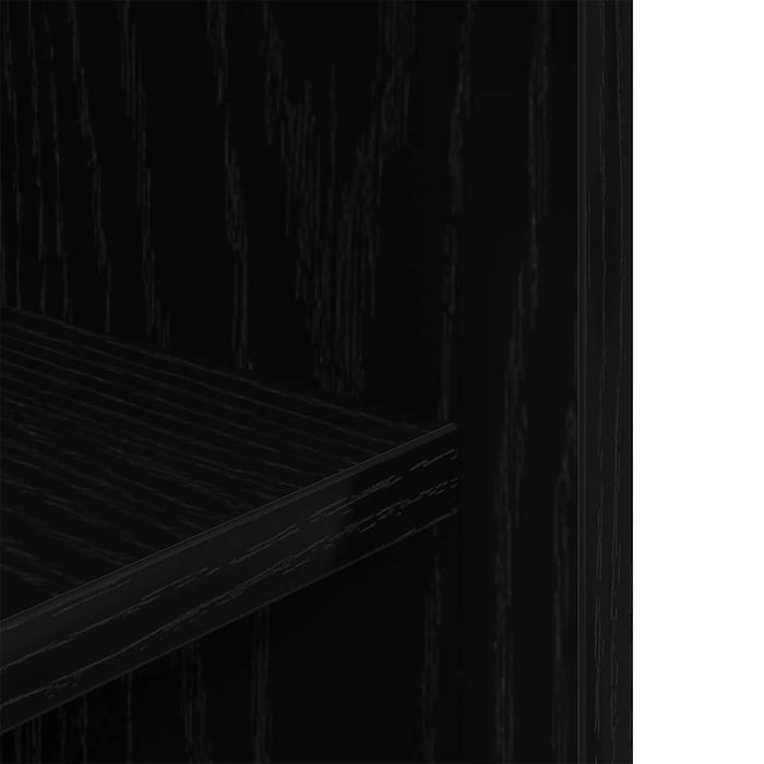 Supporto per Acquario 60,5x36x72,5cm Multistrato Rovere Nero 862157