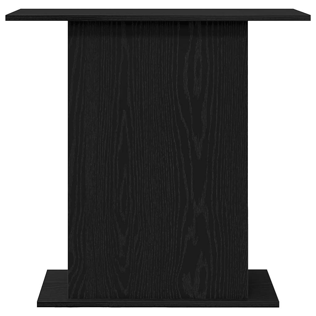 Supporto per Acquario Rovere Nero 75x36x72,5 cm in Legno Aggregato 862158