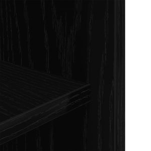 Supporto per Acquario Rovere Nero 75x36x72,5 cm in Legno Aggregato 862158