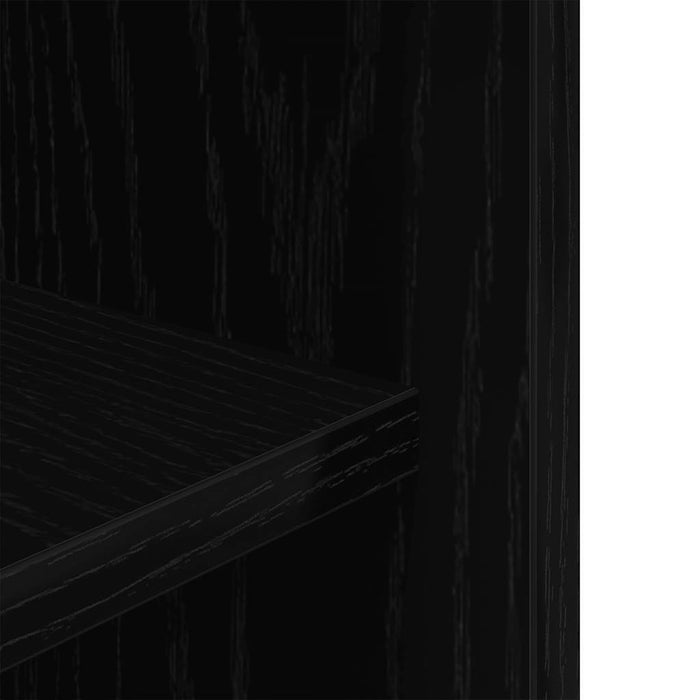 Supporto per Acquario Rovere Nero 75x36x72,5 cm in Legno Aggregato 862158