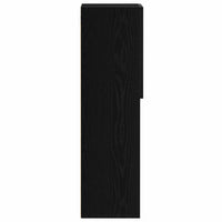 Mobile TV 2 pcs Nero 30.5 x 30 x 102 cm Legno multistrato 862199