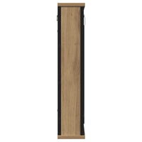 Mobile Bagno Specchio Rovere Artigianale 42x12x60 cm Truciolato 862230