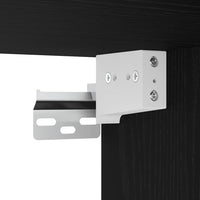 Mobile da Bagno con Specchio-Armadietto a Specchio da Bagno Rovere Nero 42x12x60 cm Truciolato