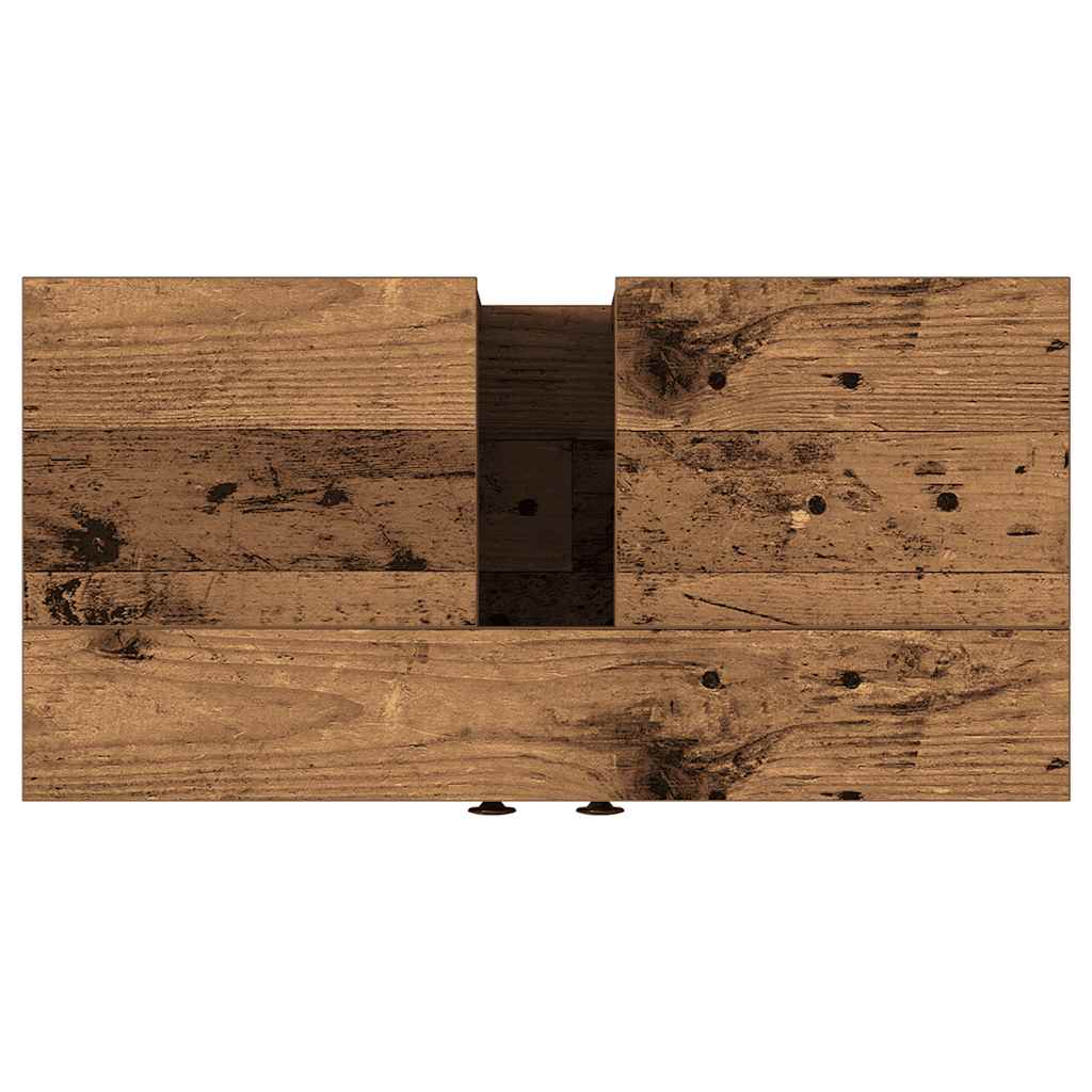 Mobile Lavabo Bagno Legno Antico 60x30x60 cm Legno Multistrato 862232