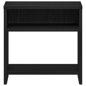 vidaXL Comodino Rovere Nero 40x30x40 cm in Legno Multistrato