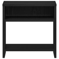 Comodini 2pz Rovere Nero 40x30x40 cm in Legno Multistrato