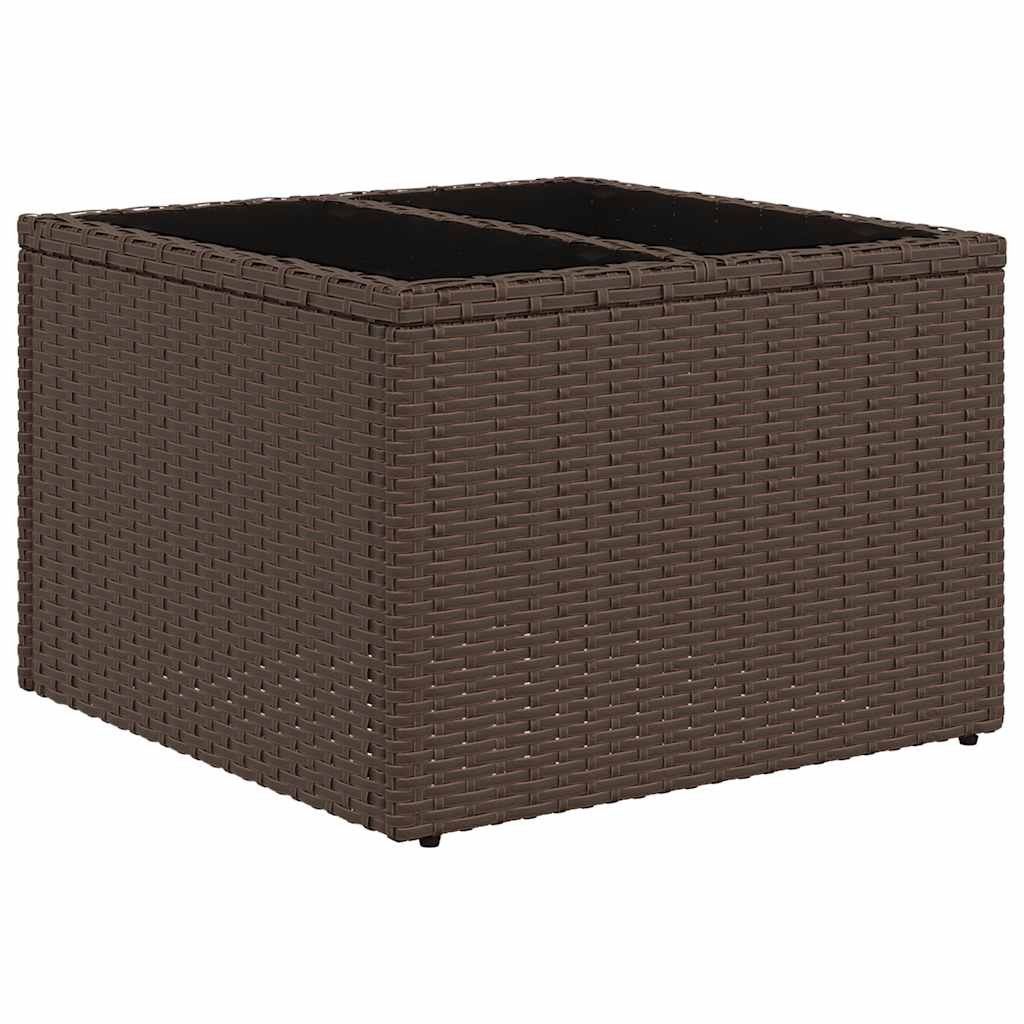 vidaXL Set Divani da Giardino 8 pz con Cuscini Marrone in Polyrattan