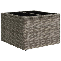 Set Divano da Giardino 6 pz con Cuscini Grigio in Polyrattan
