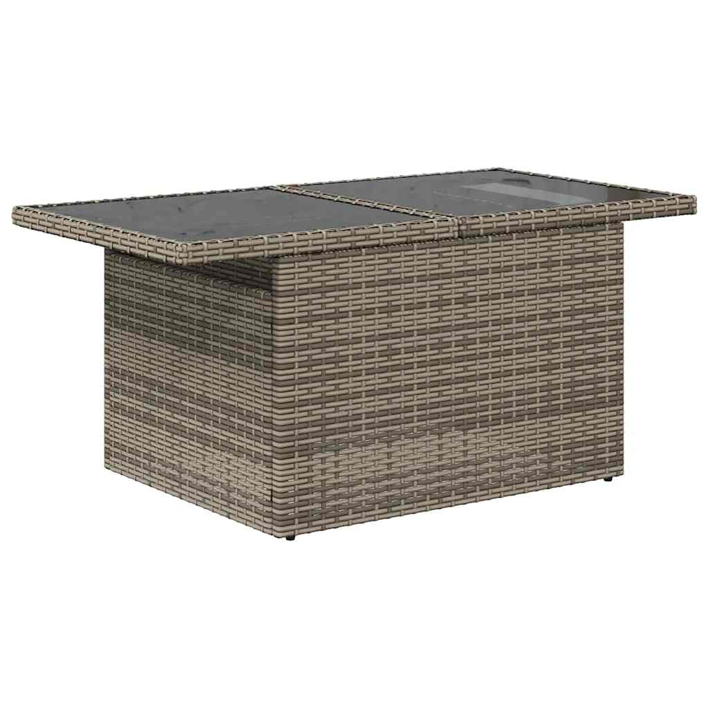 vidaXL Set Divano da Giardino 6 pz con Cuscini Grigio in Polyrattan