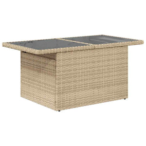 vidaXL Set Divano da Giardino 5 pz con Cuscini Beige in Polyrattan