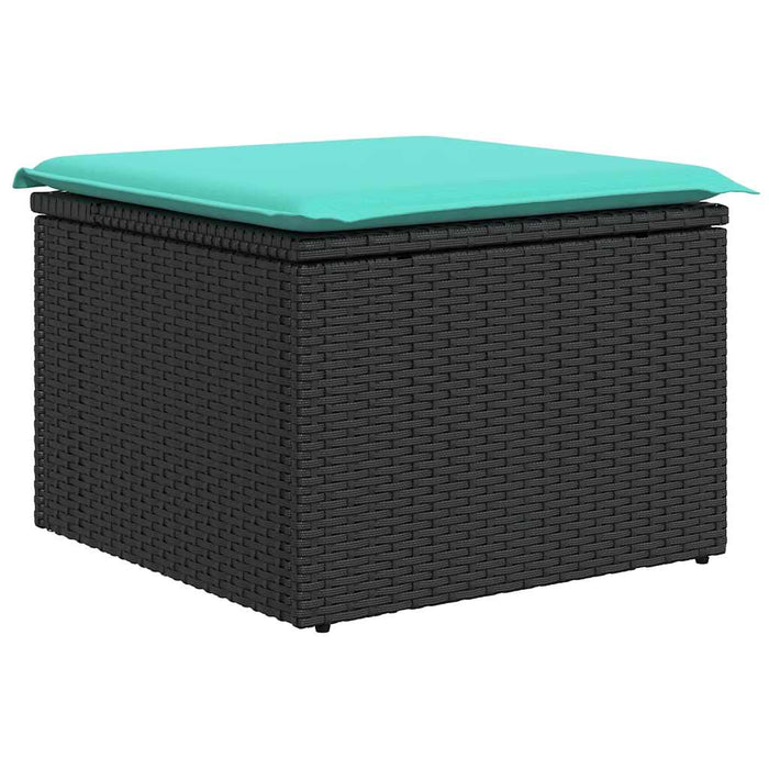 Set Divani Giardino 7 pz con Cuscini Marrone Polyrattan Acacia 3327620