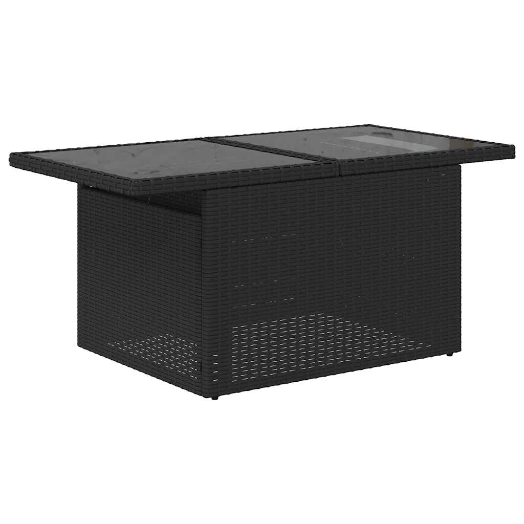 Set Divano da Giardino 9pz con Cuscini Grigio Polyrattan Acacia 3327877