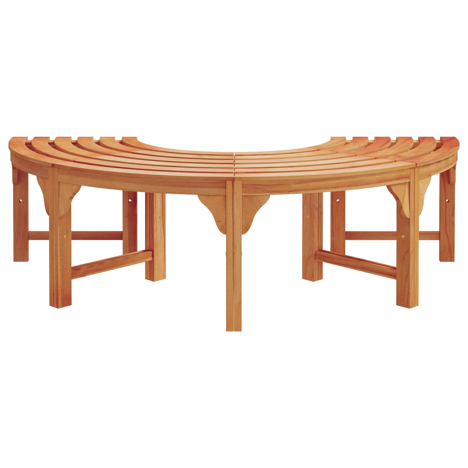 Panchina per Alberi Marrone 160 x 160 x 45cm 4108060