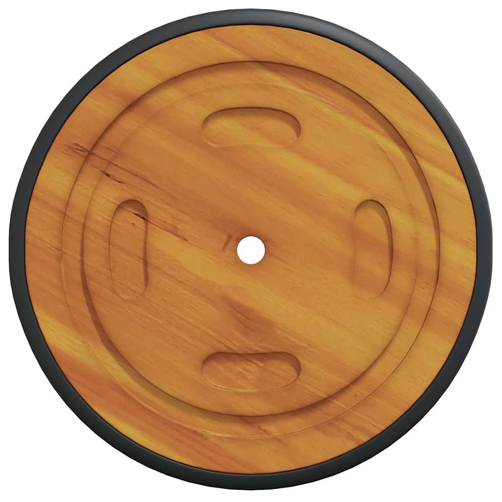 Ruote di Ricambio Marrone Legno massello di acacia 4105533
