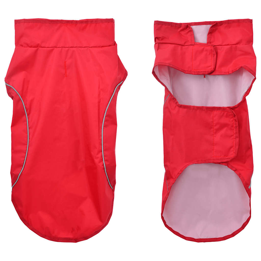 vidaXL Impermeabile per Cani con Strisce Riflettenti Poliestere XXS