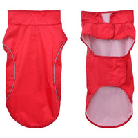 Impermeabile per Cani con Strisce Riflettenti Poliestere S 42000280