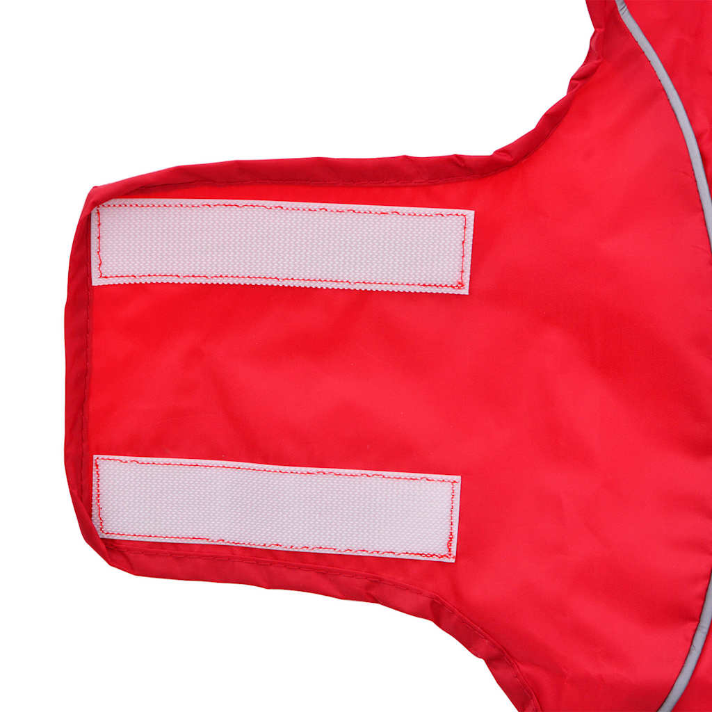Impermeabile per Cani con Strisce Riflettenti Poliestere S 42000280