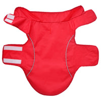 Impermeabile per Cani con Strisce Riflettenti Poliestere M