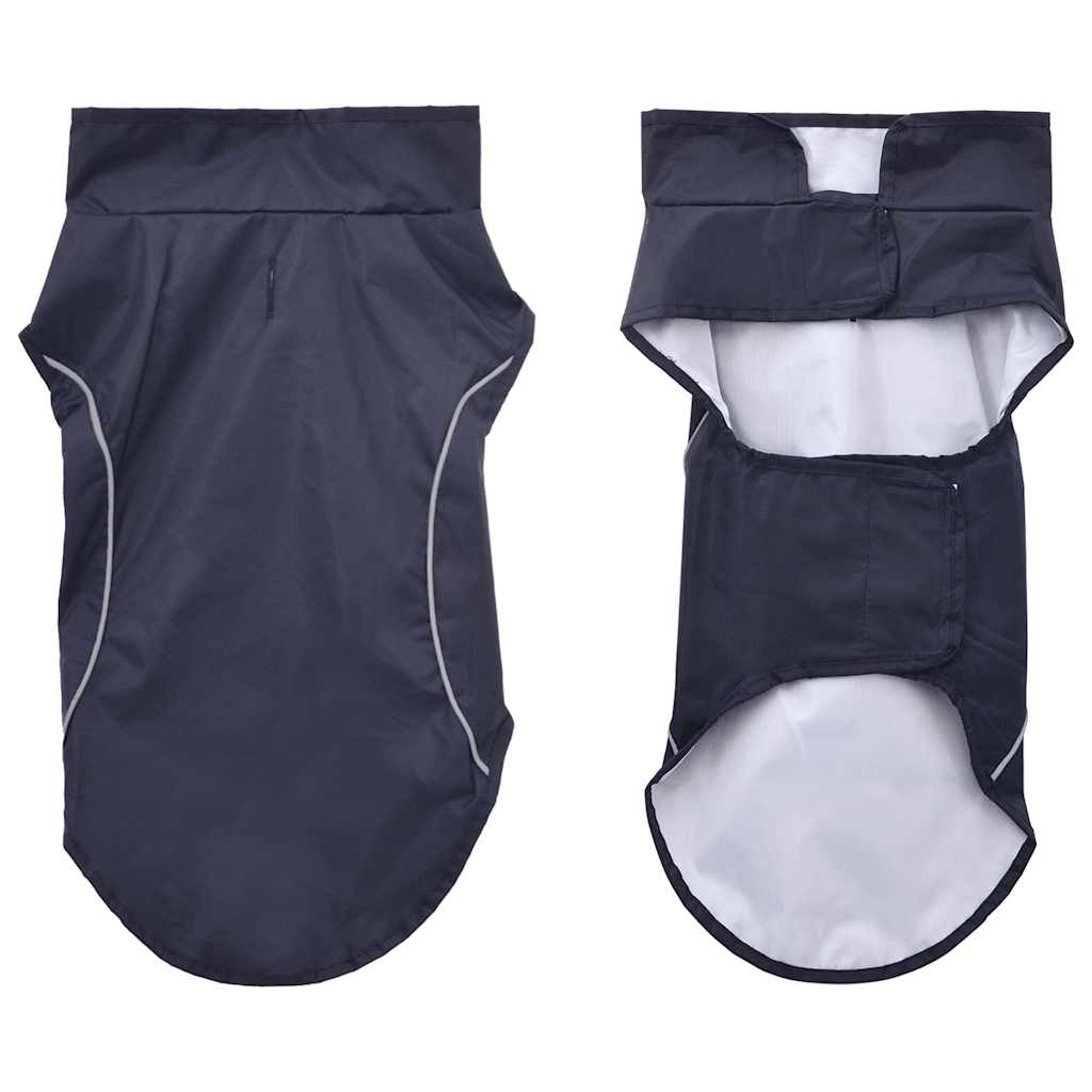 Impermeabile per Cani con Strisce Riflettenti Poliestere S 42000298