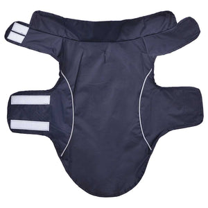 Impermeabile per Cani con Strisce Riflettenti Poliestere S 42000298