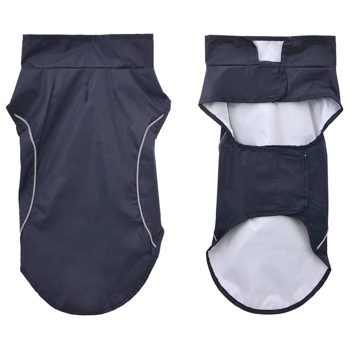 Impermeabile per Cani con Strisce Riflettenti Poliestere M 42000299