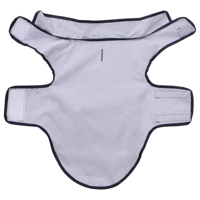 vidaXL Impermeabile per Cani con Strisce Riflettenti Poliestere M