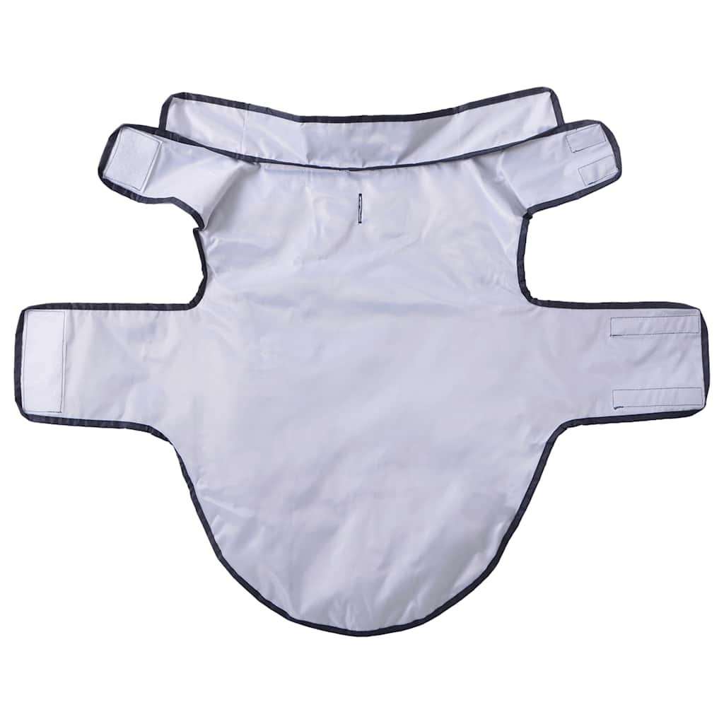 vidaXL Impermeabile per Cani con Strisce Riflettenti Poliestere 2XL