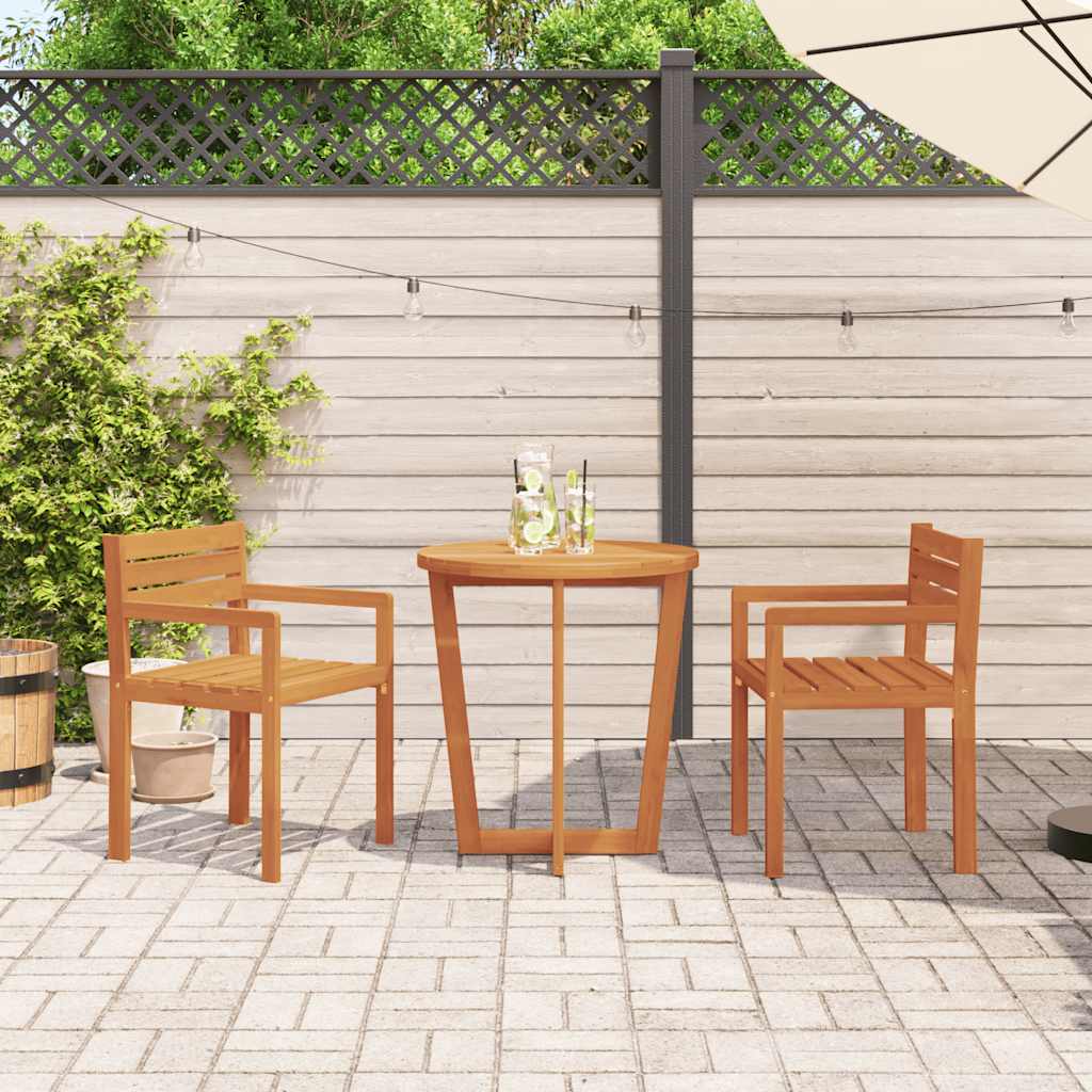 Sedie da Giardino 2 pz 50x53x80 cm Legno Massello di Acacia 4108138