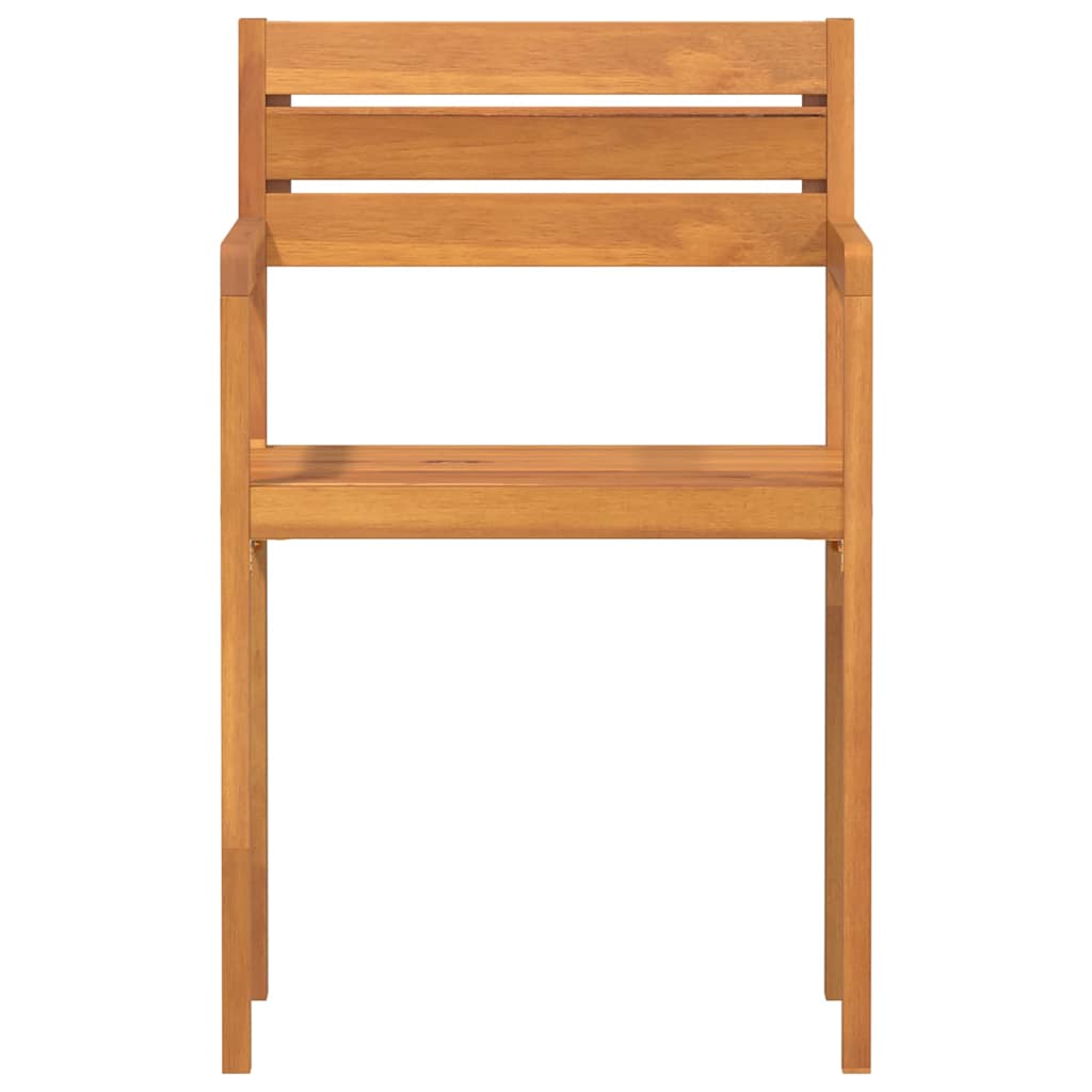 Sedie da Giardino 2 pz 50x53x80 cm Legno Massello di Acacia 4108138