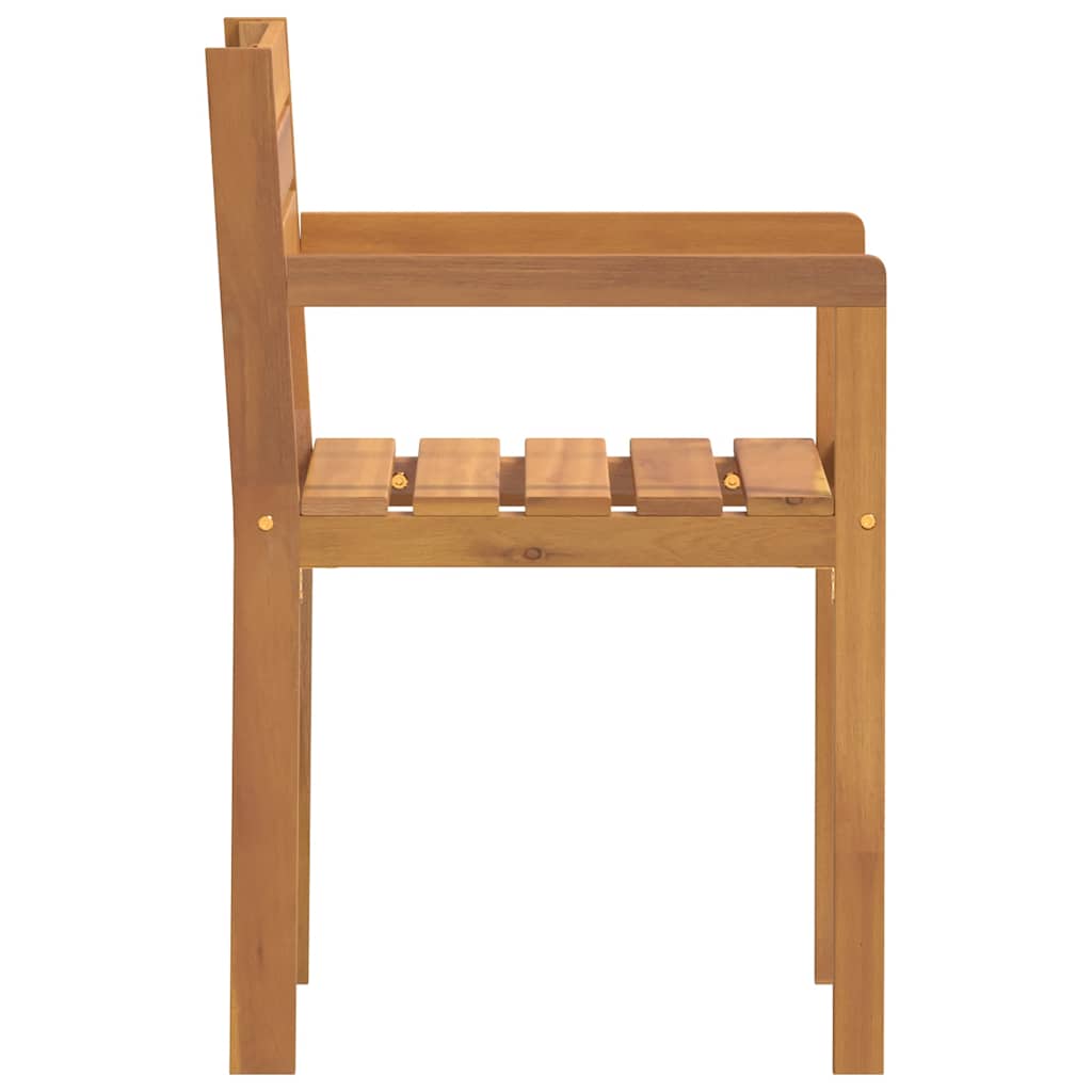 Sedie da Giardino 2 pz 50x53x80 cm Legno Massello di Acacia