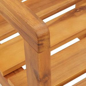 Sedie da Giardino 2 pz 50x53x80 cm Legno Massello di Acacia 4108138