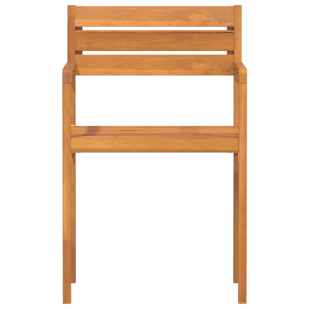 Sedie da Giardino 4 pz 50x53x80 cm Legno Massello di Acacia 4108139