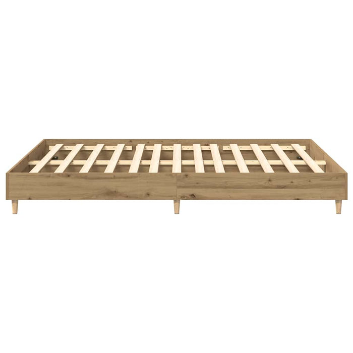 Giroletto senza Materasso-Struttura Letto Rovere Artigianale 140x200 cm