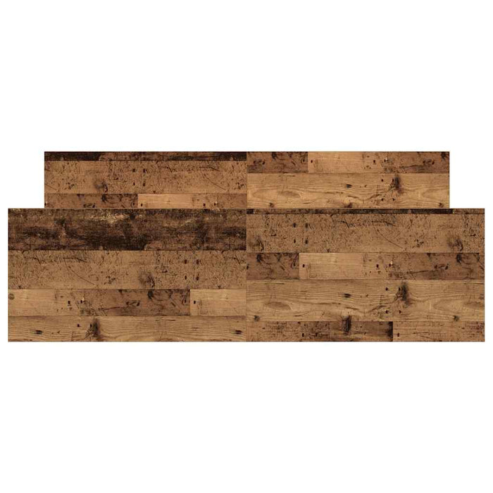vidaXL Giroletto senza Materasso Legno Antico 150x200cm in Truciolato