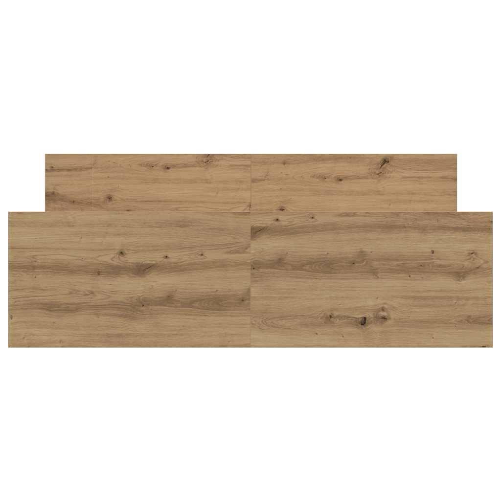 vidaXL Giroletto senza Materasso Rovere Artigianale 150x200cm