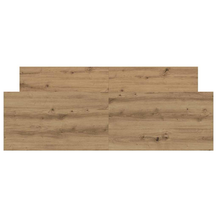 vidaXL Giroletto senza Materasso Rovere Artigianale 150x200cm
