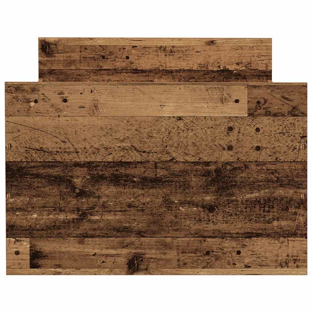 vidaXL Giroletto senza Materasso Legno Antico 90x200cm in Truciolato