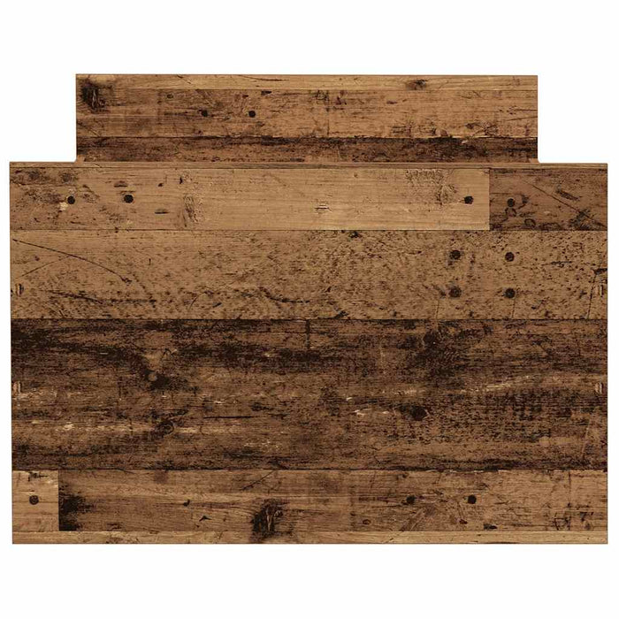 vidaXL Giroletto senza Materasso Legno Antico 90x200cm in Truciolato