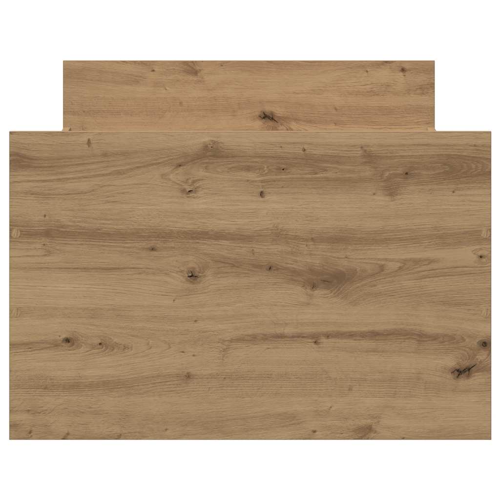 vidaXL Giroletto senza Materasso Rovere Artigianale 90x190cm