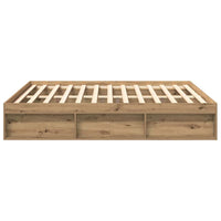 Giroletto senza Materasso Rovere Artigianale 200x200 cm