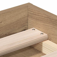 Giroletto senza Materasso Rovere Artigianale 200x200 cm