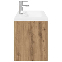 Mobile Bagno Lavabo Integrato Rovere Artigianale in Truciolato 3328910