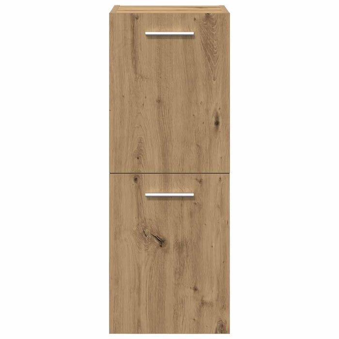 Set Mobili da Bagno 5 pz Rovere Artigianale Legno Multistrato 3328914