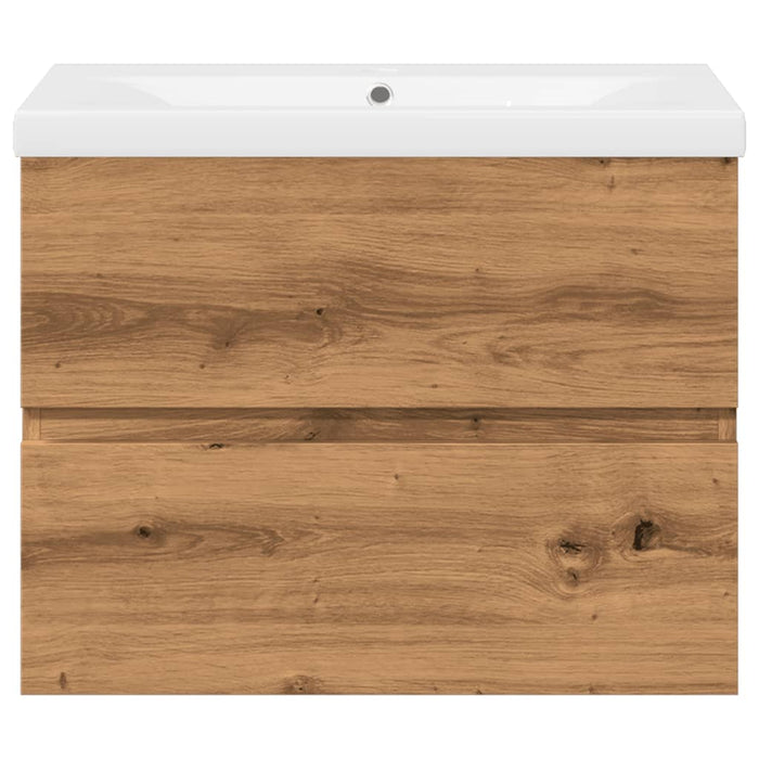 Mobile con Lavabo Integrato Rovere Artigianale