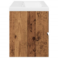 Mobile con Lavabo Integrato Legno Antico 3328923