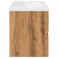vidaXL Mobile con Lavabo Integrato Rovere Artigianale