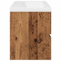 Mobile con Lavabo Integrato Legno Antico 3328927