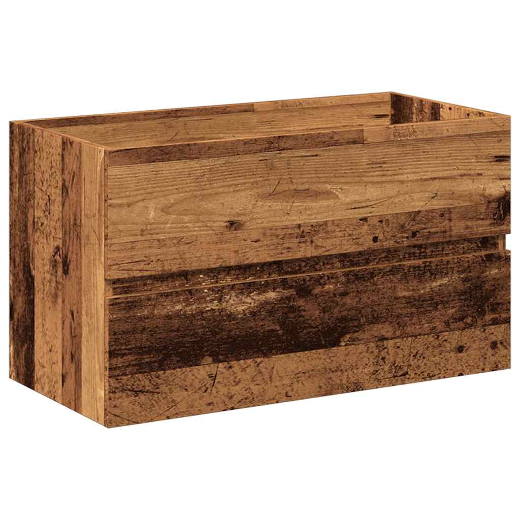 Set Mobili da Bagno Legno Antico in Legno Multistrato 3328929